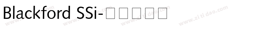 Blackford SSi字体转换